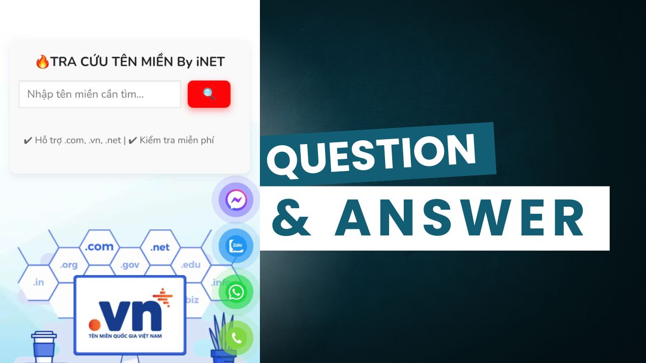 Câu hỏi thường gặp cách kiểm tra tên miền đã đăng ký chưa