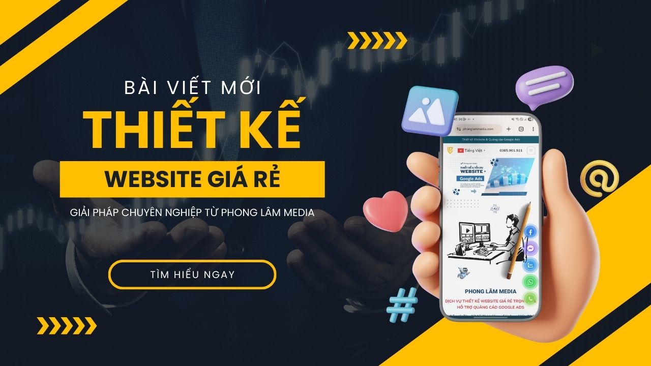 Thiết kế website giá rẻ tại Phong Lâm Media